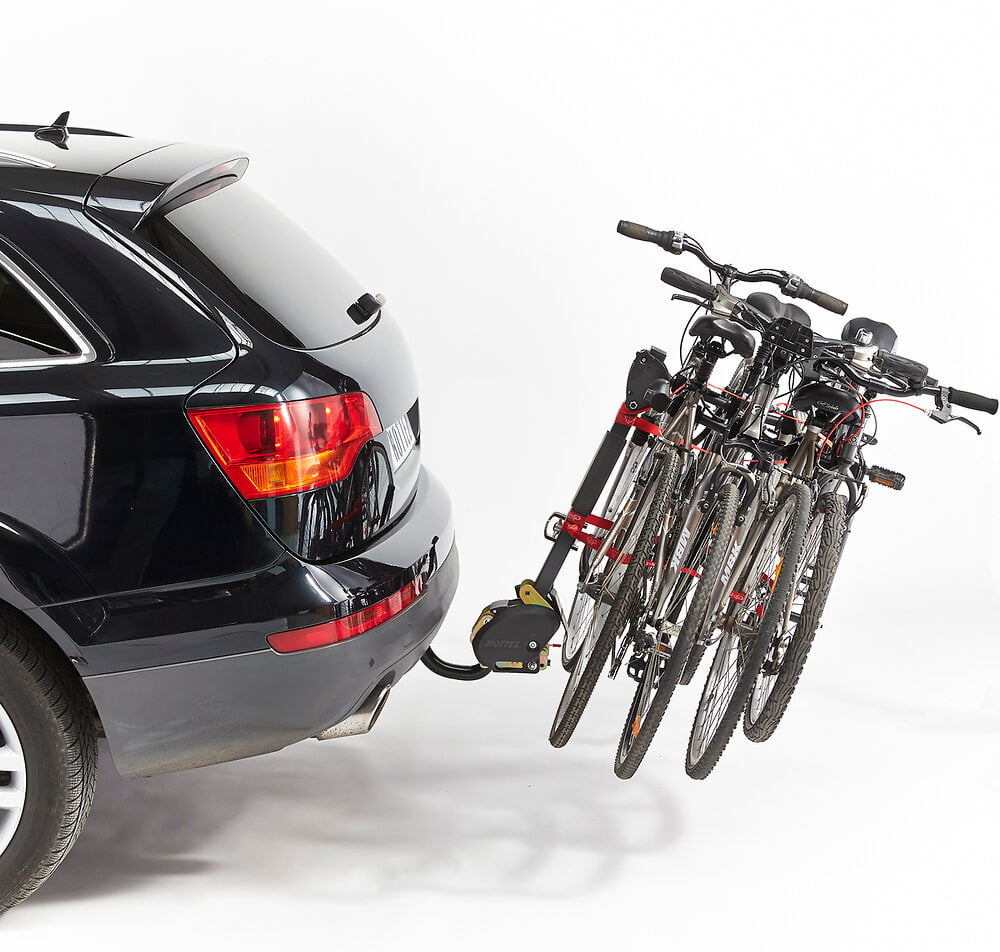 Système Support Range porte vélo Râtelier inclinable 3 vélos Garage pratique au sol ou mural acier helloshop26 3408208