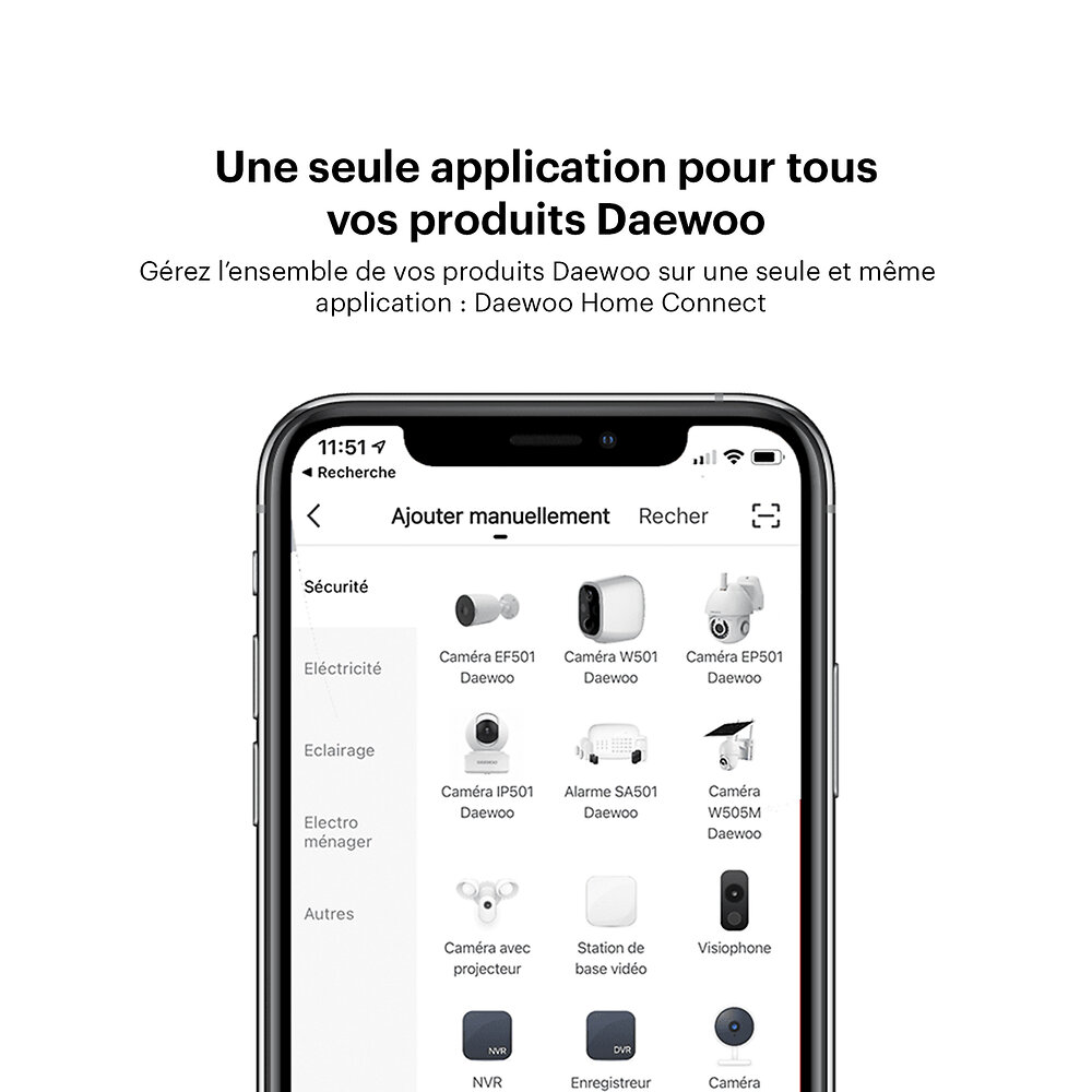 DAEWOO - Daewoo Pack De 5 Prises Connectées Sp501f Compatibles Avec Amazon Alexa - large