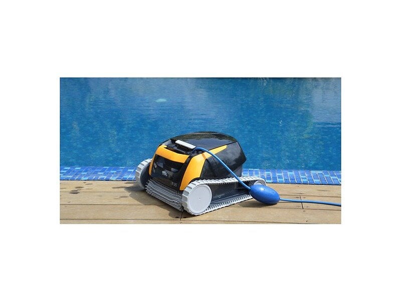 DOLPHIN - Robot de piscine électrique maytronics dolphin e20 - fond et parois, compatible tous revêtements - large