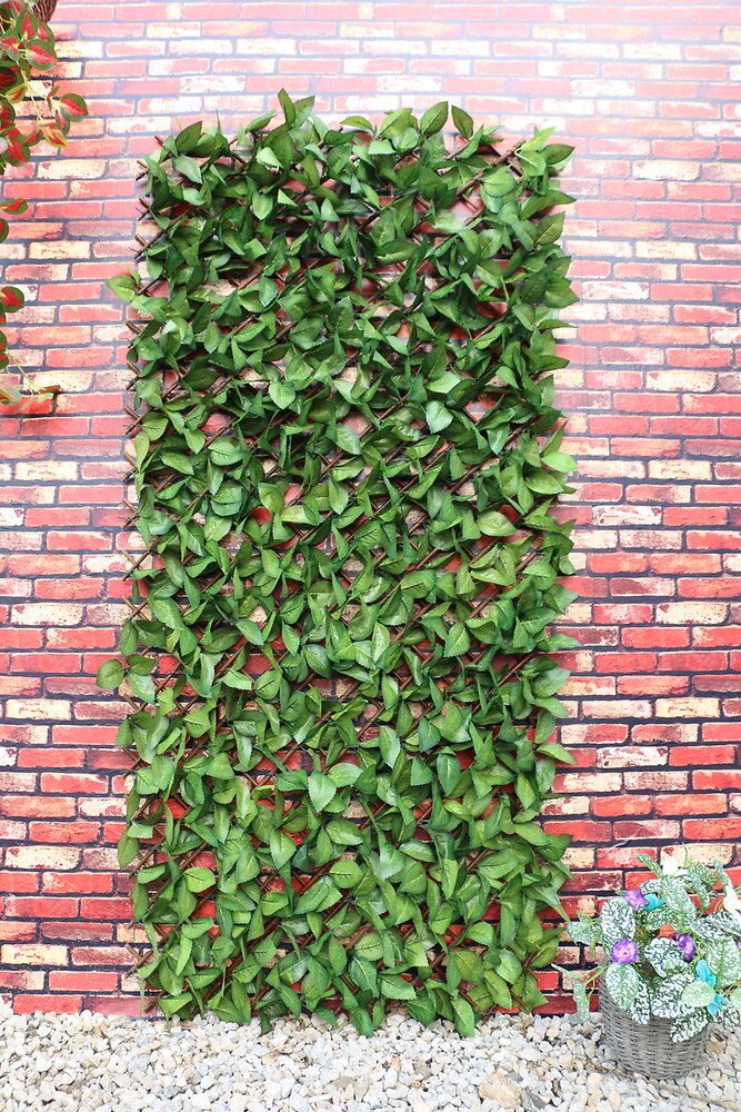 Maple Leaf Treillis extensible Artificielle Feuilles Jardin Décoration Extérieur Maison Mur 