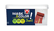 V33 PEINT - Peinture rénovation Mask & Color rouge pavot mat poudré 2.5 L - vignette
