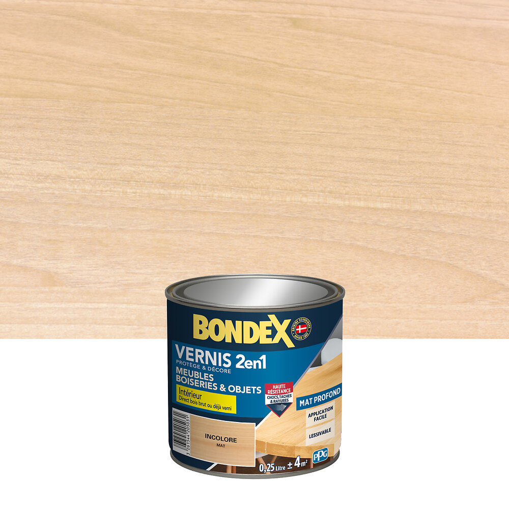 BONDEX - Bondex vernis mat incolore 0.25l - large