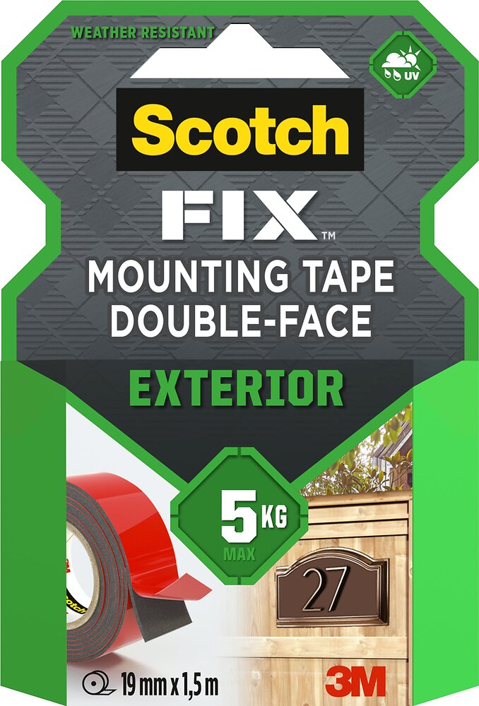 SCOTCH - Double-face extérieur 1.5mx19mm - large