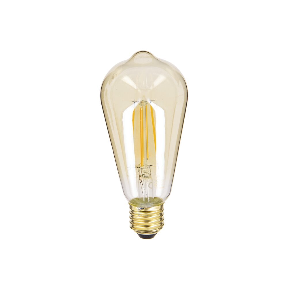 Ampoules Filament Led St Edison Ambr Es Lot De Bricomarch