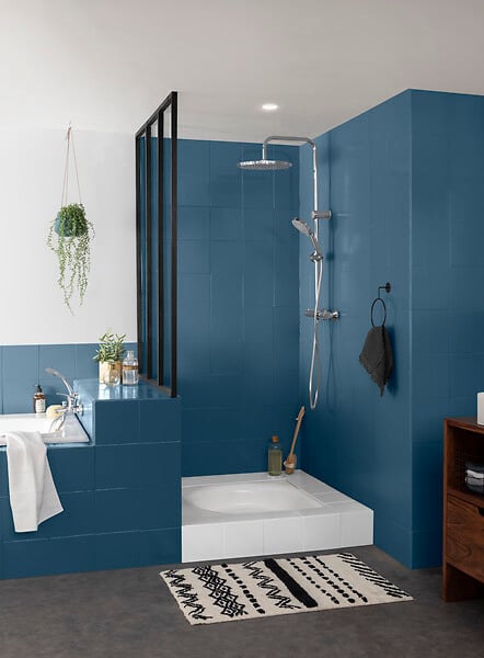 Peinture baignoire et lavabo - Résine de rénovation pour émail, acrylique  et fonte - ARCANE INDUSTRIES - 1 kg (jusqu'à 3 m² en 2 couches) Bleu D'eau  