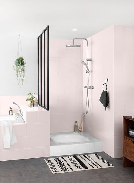 Bac de rangement pour salle de bain Joachim - Tuscany rose
