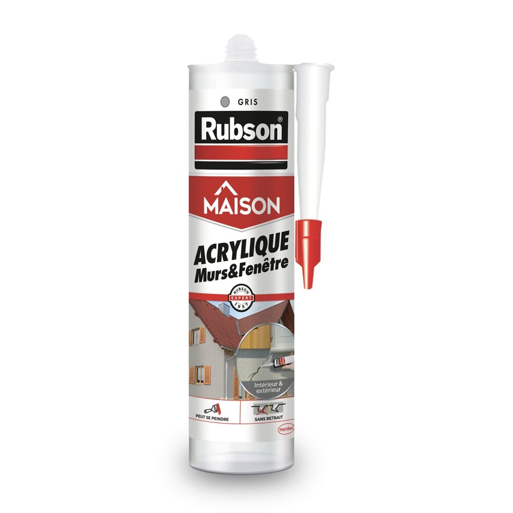 RUBSON - Mastic maçon gris 280ml - large