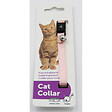 ANIMALLPARADISE - Collier réglable de 19 à 30 cm couleur rose clair avec clochette pour chat - vignette