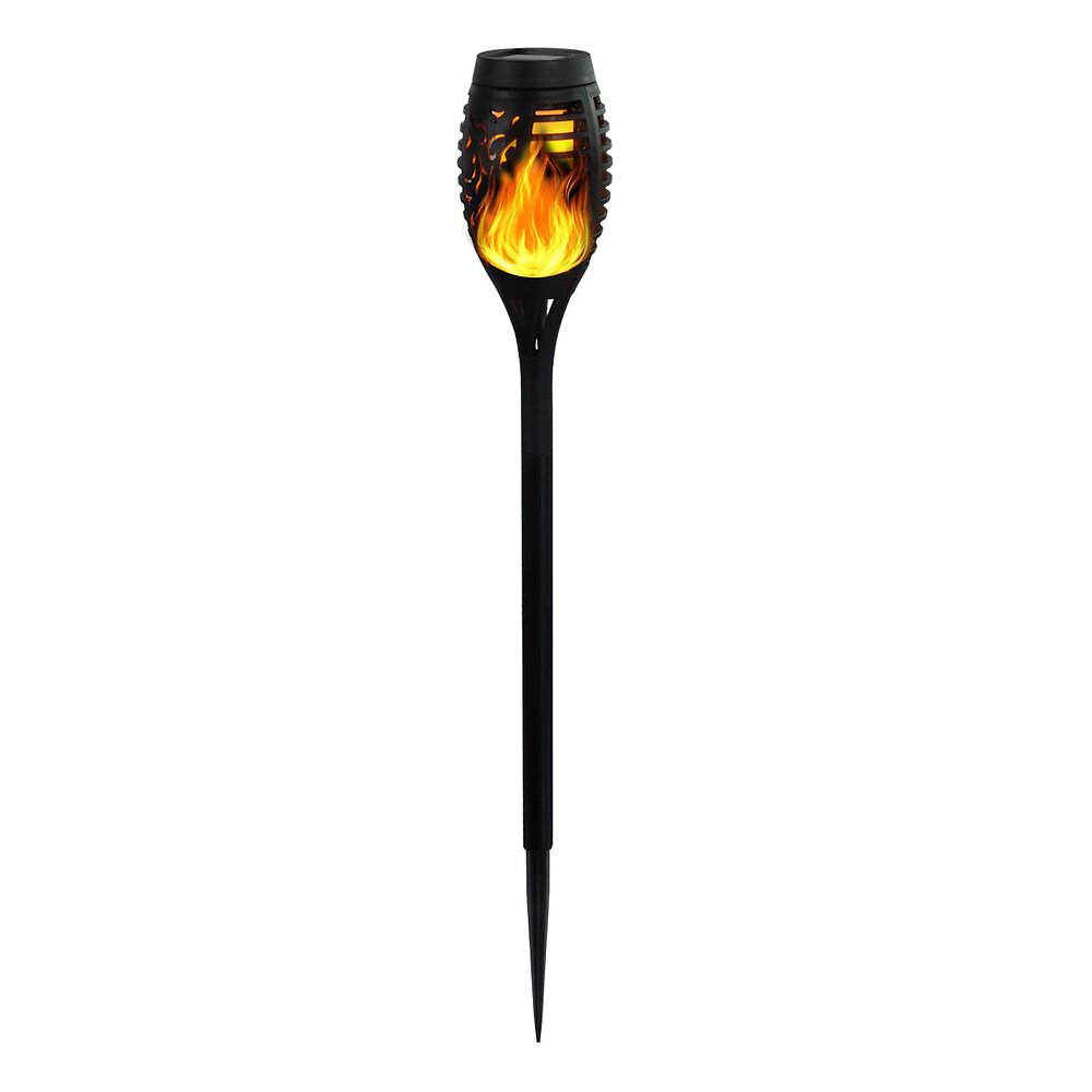 VELAMP - OLYMPIA : lampe solaire LED effet flamme, 51 cm - large
