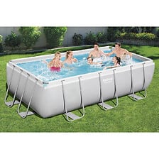 CONCEPT USINE Kit piscine rectangulaire hors sol 4,04x2,01x1 m HAWI