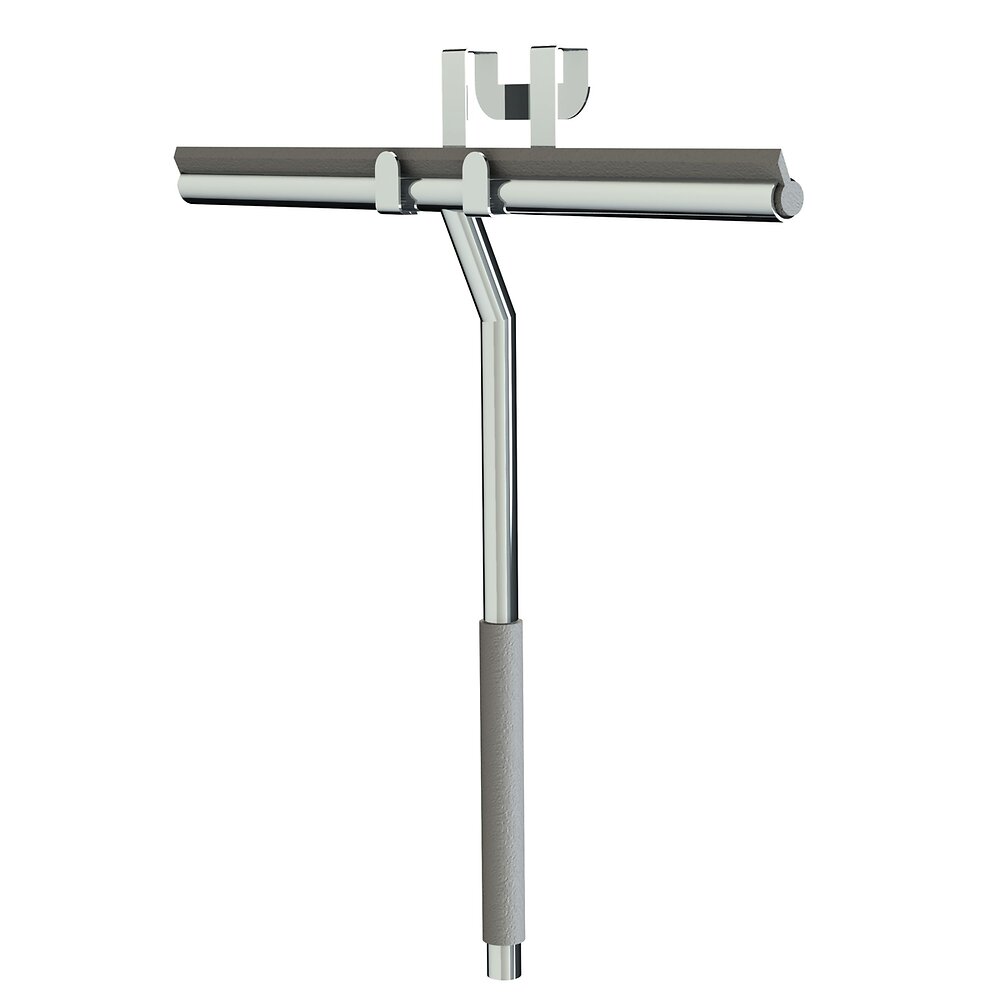 Raclette de douche en inox NEW GAME lame et manche en silicone