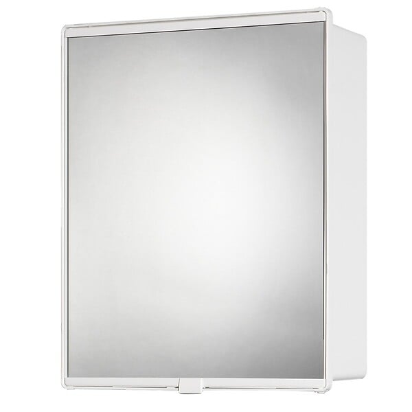 Armoire MP GLASS Luna Plastique Porte Miroir + 1 Tablette Plastique