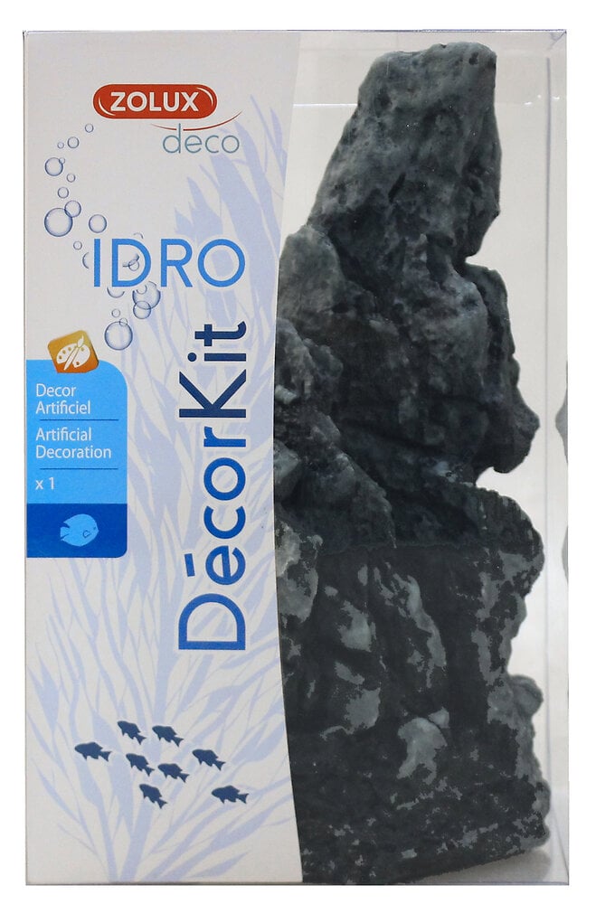 ZOLUX - Deco idro kit black stone mm pour aquarium - large