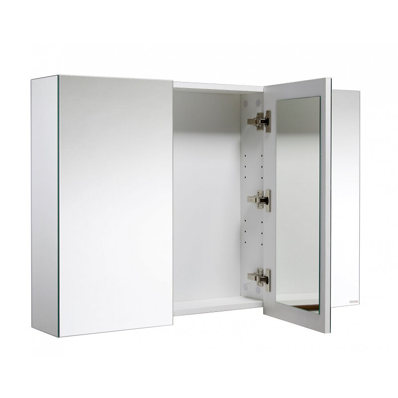 ALLIBERT - Armoire de toilette miroir Oslo - 3 portes - 120 cm - Allibert - large