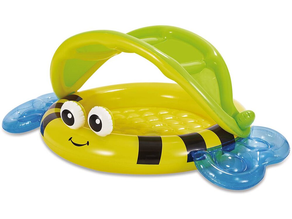 HABITAT ET JARDIN - Piscine gonflable pour enfants "Lil Bug" - 132 x 102 x 55 cm - large