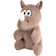 ANIMALLPARADISE - Peluche Henny Rhino couleur taupe hauteur 40 cm jouet pour chien. - vignette