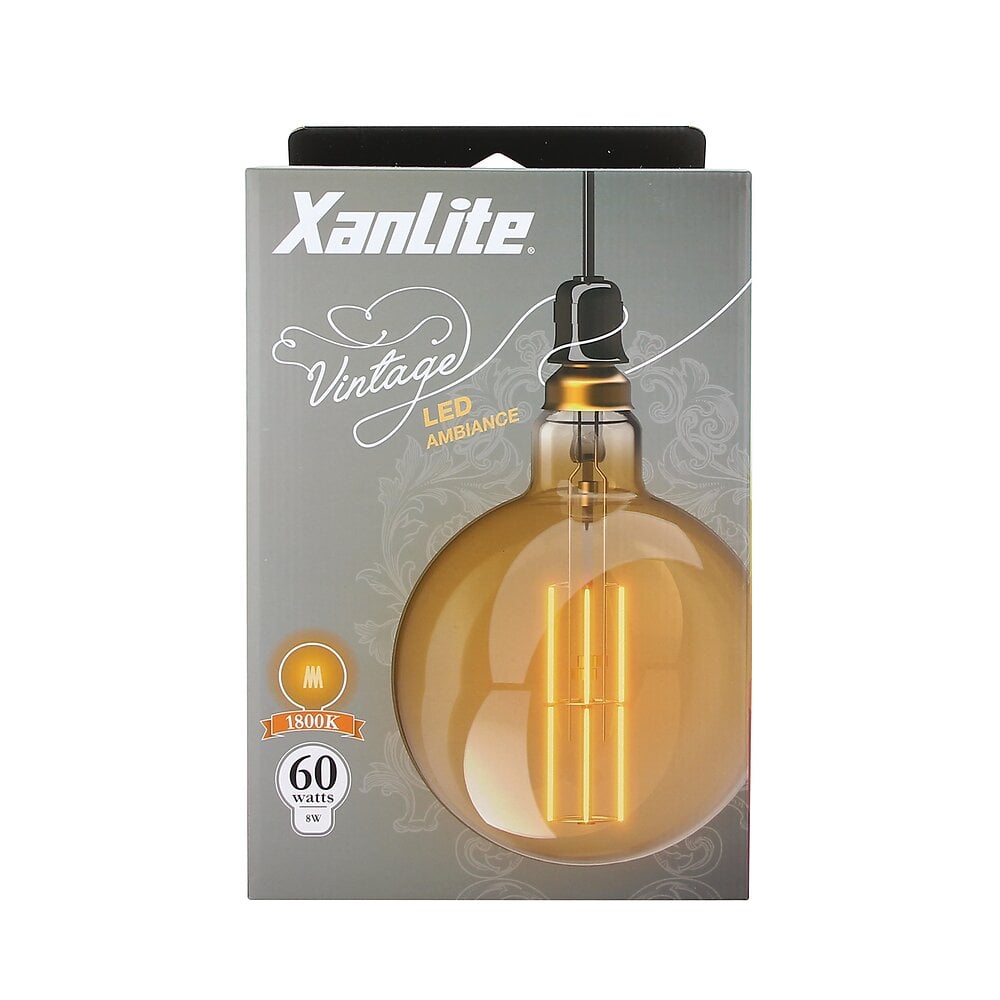 XANLITE - Ampoule big size dimmable deco LED E27 800LM 1800k 8W - large