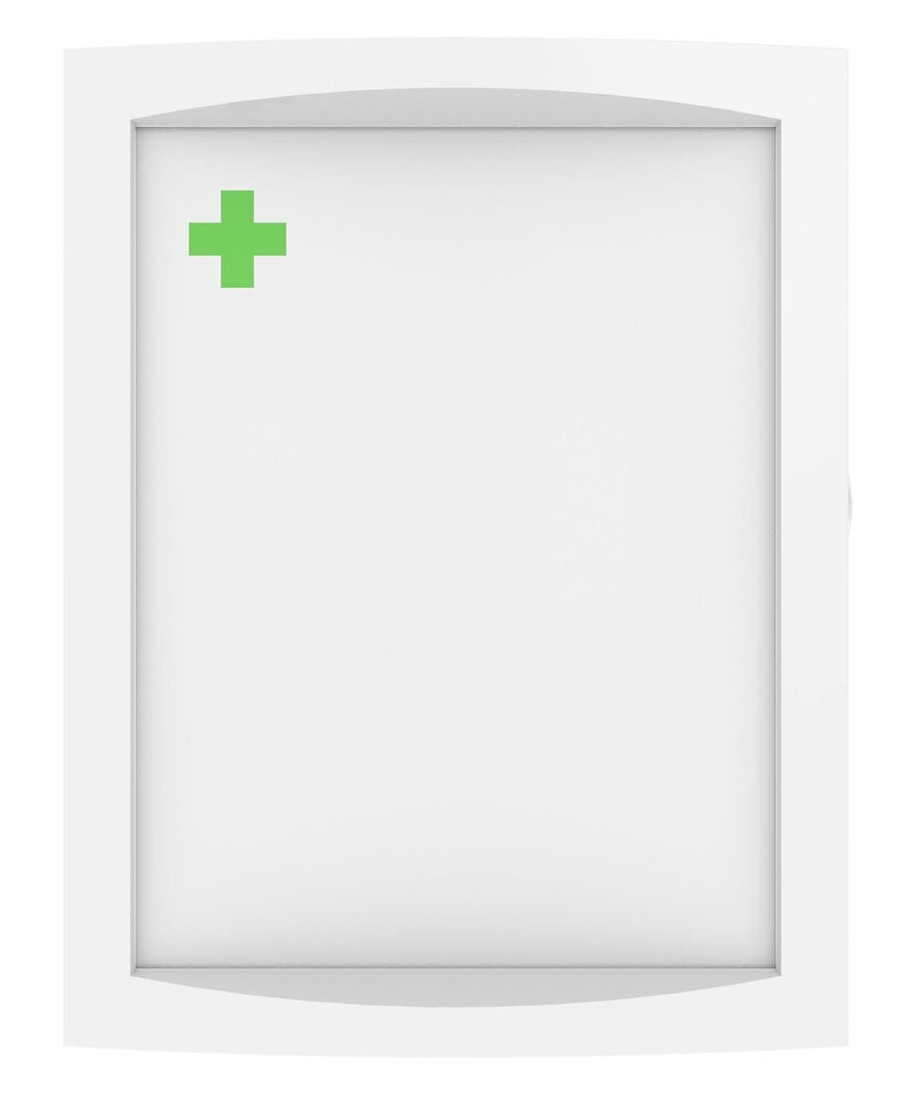 armoire de toilette doc 37cm - 1 porte pivotante - blanc mat