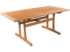 HABITAT ET JARDIN Table de jardin "Osaka" - 180 x 90 cm - Bois naturel