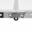 VIDAXL - Table pliante de camping en aluminium avec hauteur ajustable - 41326 - Blanc - vignette