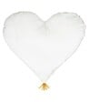 ATMOSPHERA - Coussin décoratif Coeur Blanc Berlingot brillant 40 x 45 cm - vignette