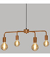 ATMOSPHERA - Luminaire Suspension 4 Lampes en Métal cuivre D 69 cm - vignette