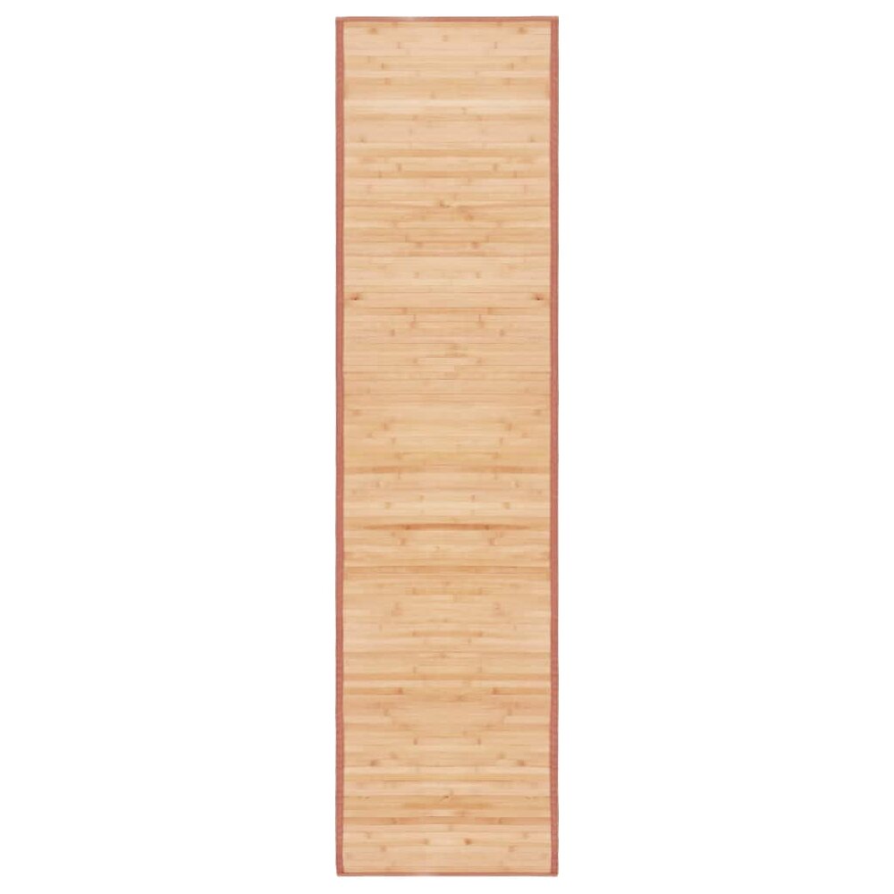 VIDAXL - Tapis Bambou 80 x 300 cm Marron - Brun - Maison et jardin - Décorations - Petits tapis - Brun - Brun - large