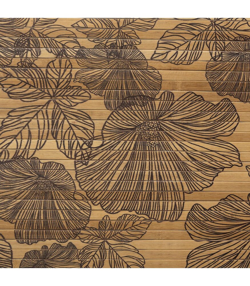 5 FIVE SIMPLY SMART - Tapis de salle de Bain Lattes en Bambou 50 x 80 cm déco Blackflora - large