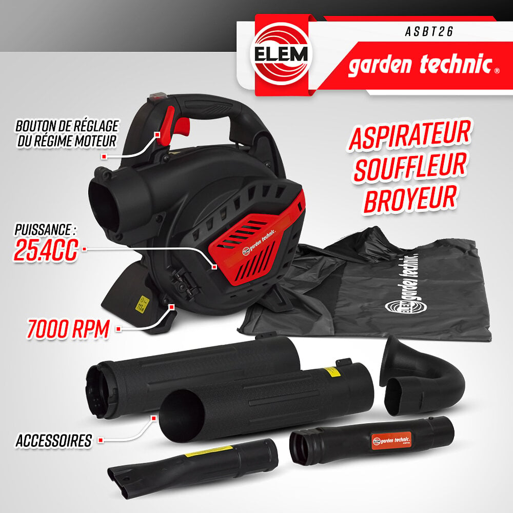 Aspirateur Souffleur Électrique Puissant 3000w Soufflerie 270 Km/h Lea  Le50303bv1 à Prix Carrefour