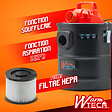 WARM TECH - Vide cendres 800W - 15L - 15Kpa avec soufflerie - Filtre Hepa - Warm Tech - vignette