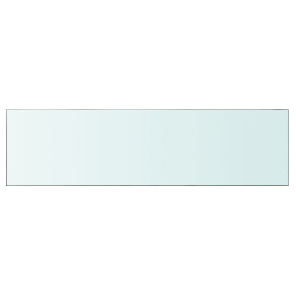 VIDAXL - Panneau pour étagère Verre transparent 110 x 30 cm - - large