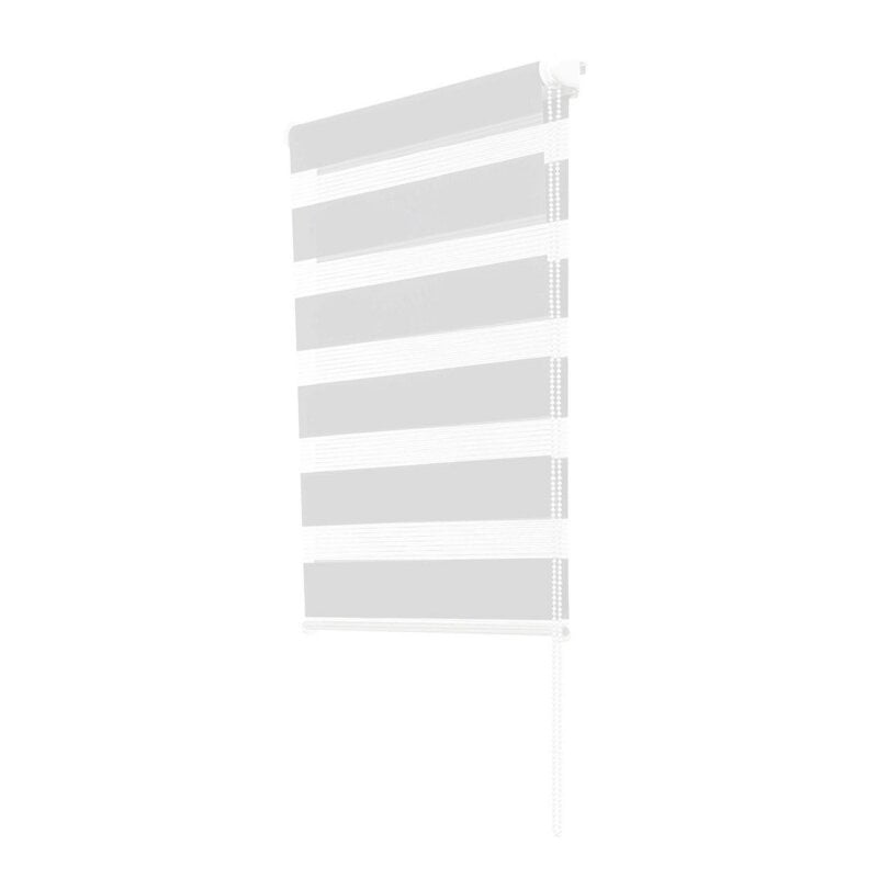 ID MARKET - Store enrouleur zébré jour nuit 50 x 150 cm blanc - large