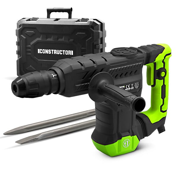 CONSTRUCTOR - Marteau piqueur 1300W - 18 J - 3900 coups/minute - large