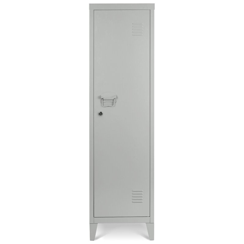 Armoire vestiaire ESTEL en métal gris clair
