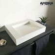 AMBRA - Vasque à poser en solid surface 60 cm sans percement - Soko II - vignette