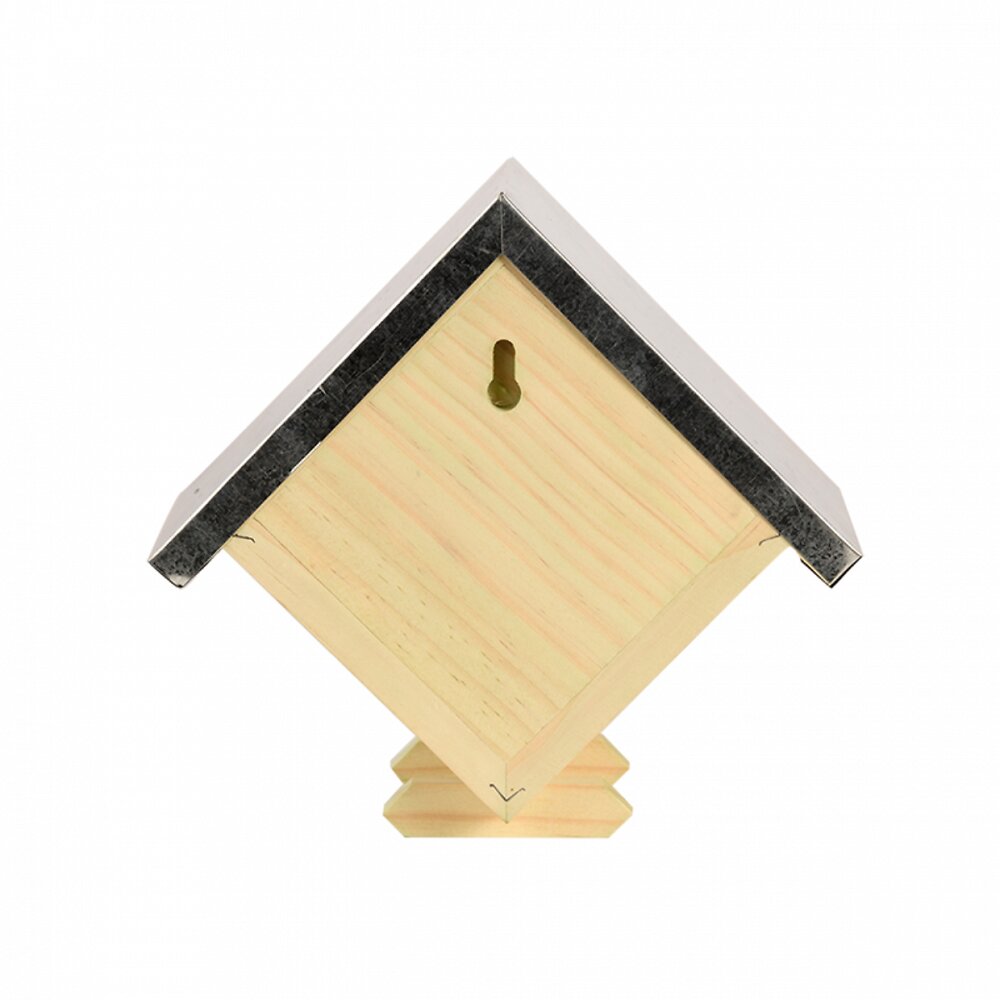 ANIMALLPARADISE - Maison à abeilles carrée, hauteur 18 cm en bois - large