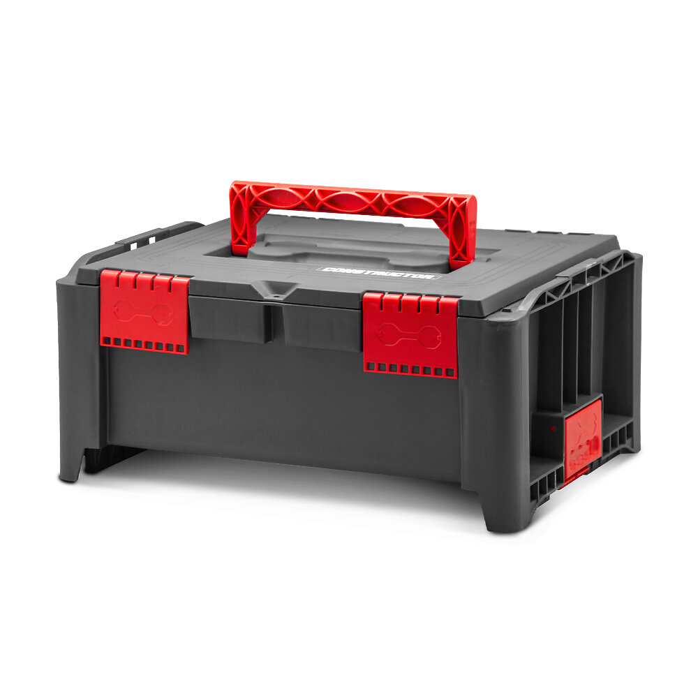 CONSTRUCTOR - Boîte à outils empilable en plastique 46.4x33.5x21.2cm - Constructor - large