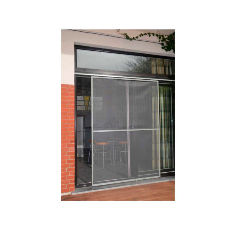 CONFORTEX - Voile moustiquaire Véranda CONFORTEX sur cadre pour baie vitrée coulissante - 150 x 220 cm - Gris - large