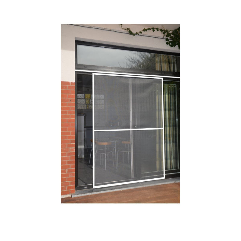 CONFORTEX - Voile moustiquaire Véranda CONFORTEX sur cadre pour baie vitrée coulissante - 150 x 220 cm - Blanc - large