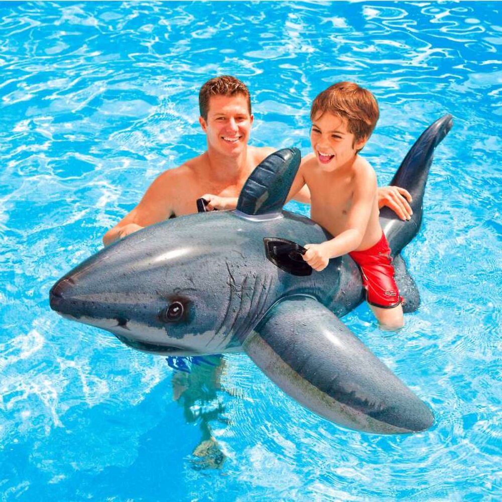 INTEX - Requin Gonflable 1.73x1.07m - large
