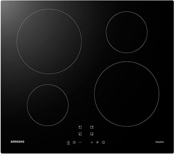 Plaque de cuisson induction 4 foyers/boosters 7200W Noir