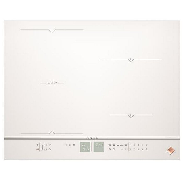 DE_DIETRICH - table de cuisson à induction 65cm 4 feux 7400w blanc - dpi7686wp - large