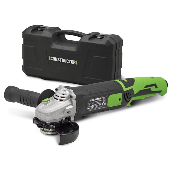 CONSTRUCTOR - Meuleuse d angle 1200W -125MM - vitesse variable - Coffret de rangement - large