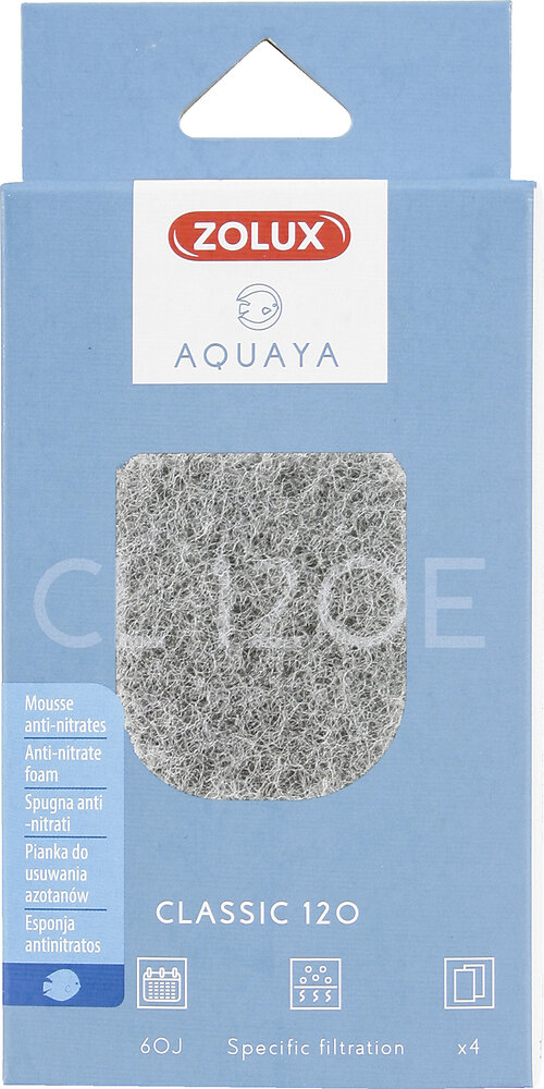 ZOLUX - Nitrate classic 120 x4 aqya - large