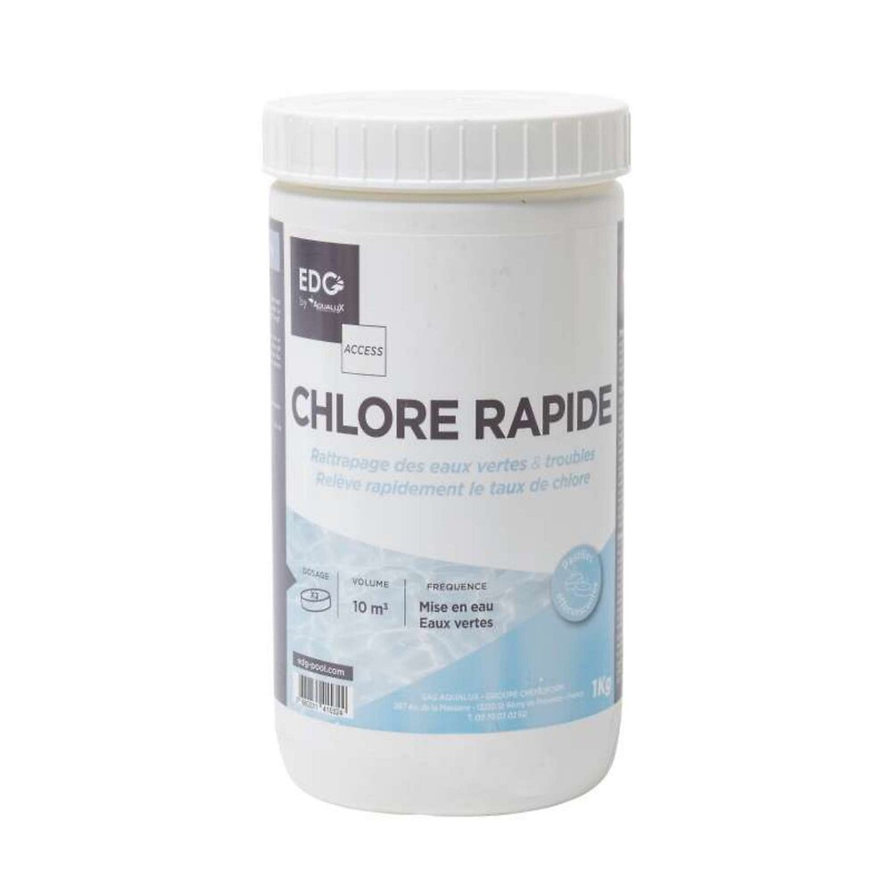 EDGACCESS - Chlore rapide pastilles 25gr 1kg - large