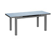JARDILINE - Table à manger d'extérieur extensible en aluminium gris  Ibiza anthracite - 8/10 places - Jardiline - vignette