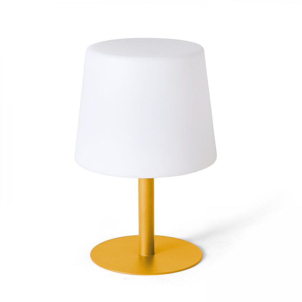 OVIALA - Mini lampe polyéthylène jaune - large