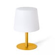 OVIALA - Mini lampe polyéthylène jaune - vignette