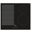 SIEMENS - table de cuisson induction 60cm 4 feux 7400w noir - ex611beb1e - vignette