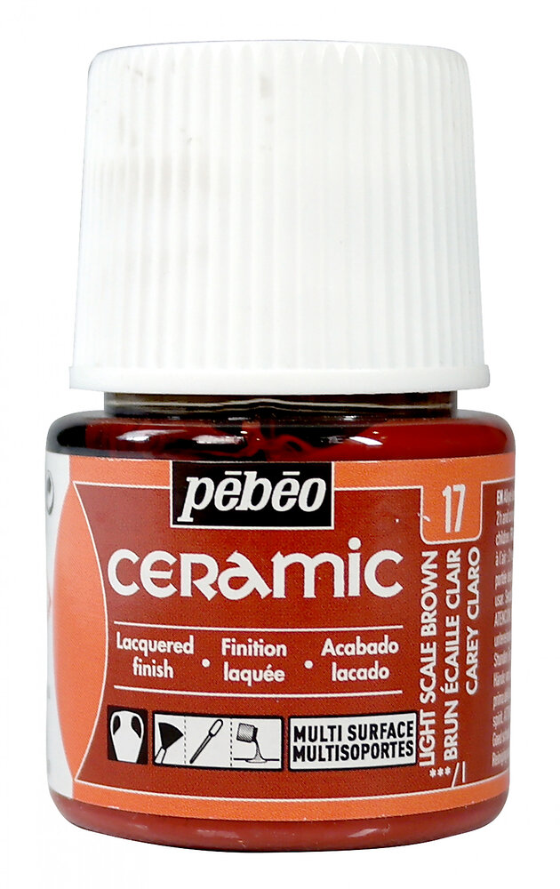 PEBEO - Ceramic 45ml brun ecaille clair - large